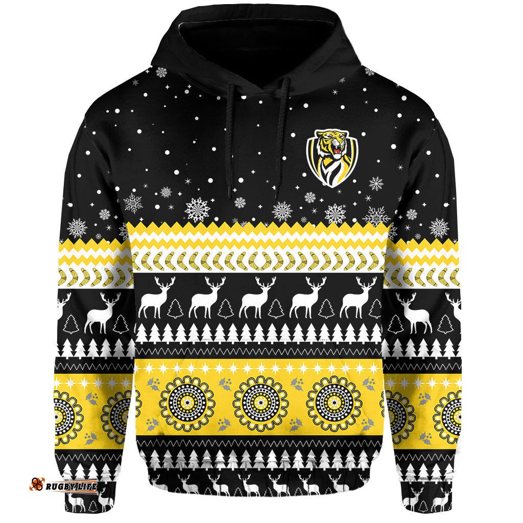 tigers christmas hoodie indigenous richmond football