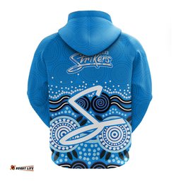 adelaide strikers hoodie aboriginal style of dot