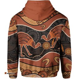 emu aboriginal hoodie style no2