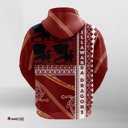 illawarra dragons aboriginal christmas with geometrical pattern hoodie