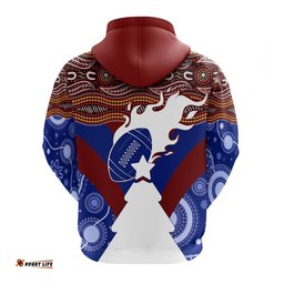newcastle knights christmas rugby aboriginal art hoodie