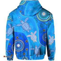 aboriginal art turtle hoodie indigenous simple vibes