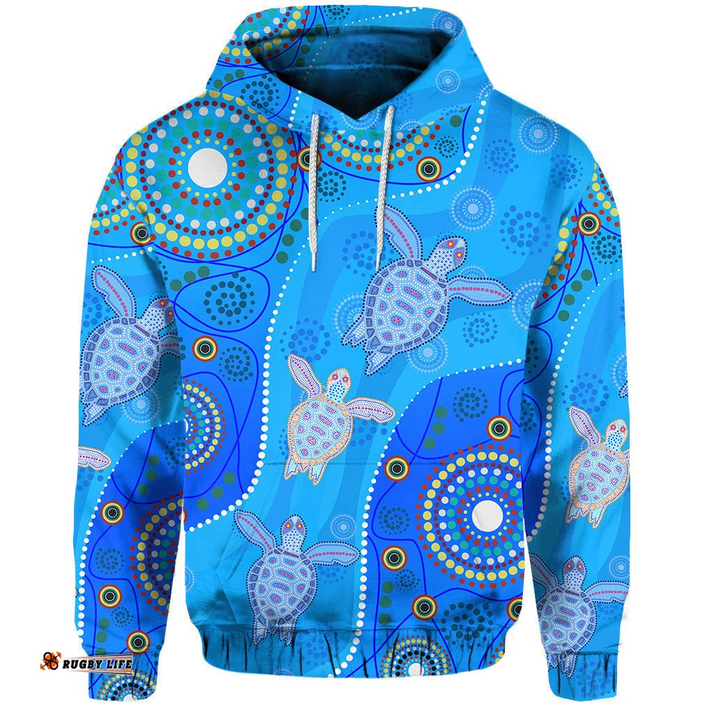 aboriginal art turtle hoodie indigenous simple vibes