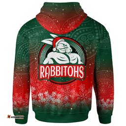 rabbitohs christmas rugby hoodie custom rabbitohs super style hoodie rlt13