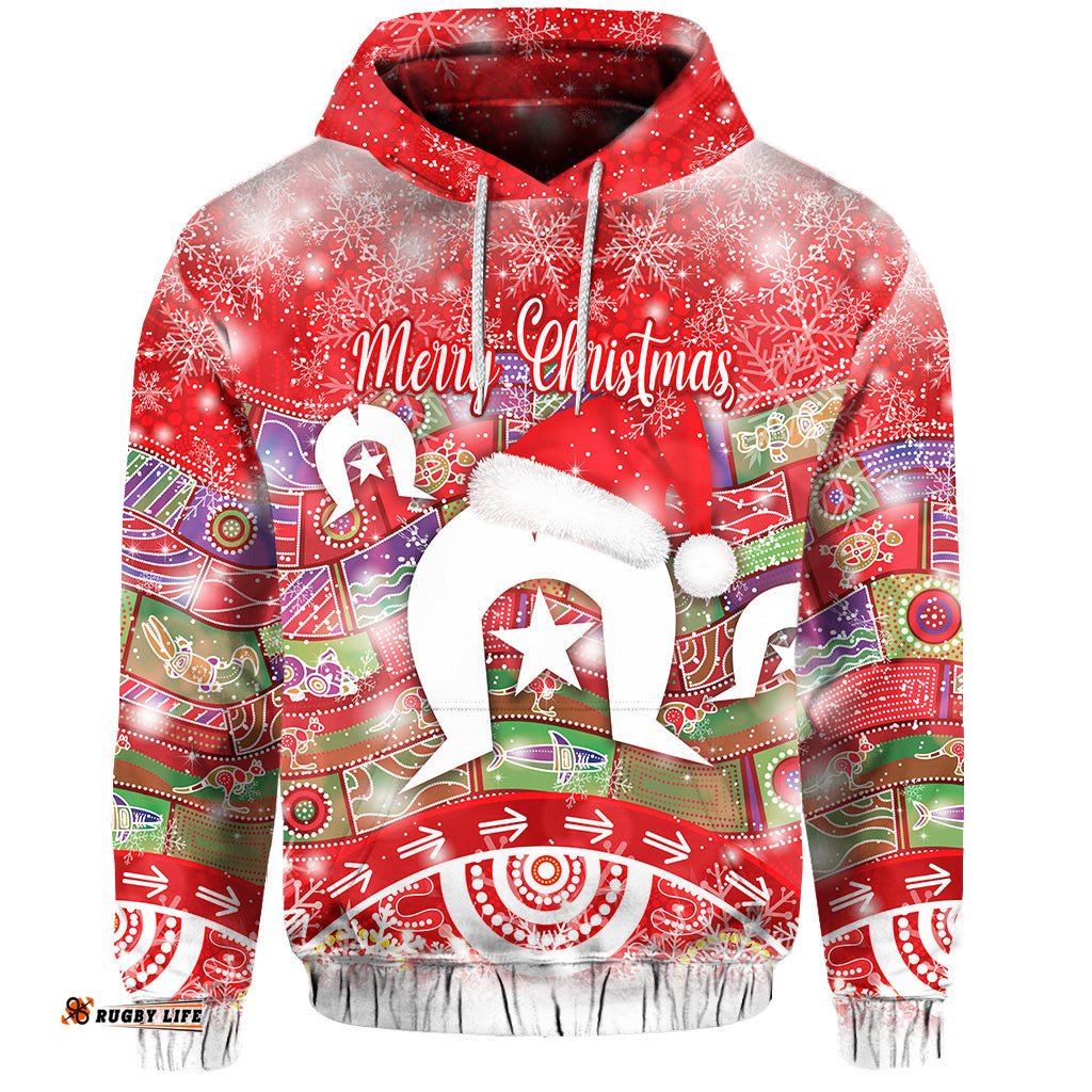 custom personalised australia torres trait islands christmas hoodie original style red