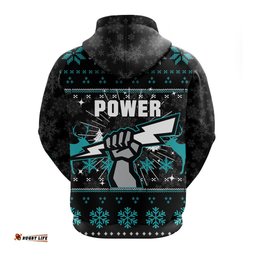 port adelaide hoodie christmas ugly style