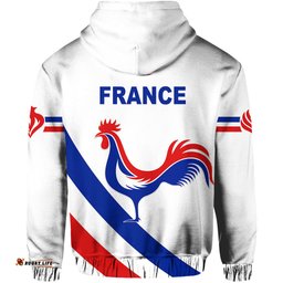 france rugby hoodie simple style white