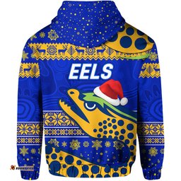 parramatta eels hoodie christmas simple style blue