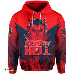 custom personaliseddemons hoodie give em hell