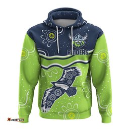 canberra raiders hoodie aboriginal dot painting