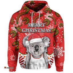 australia koala hoodie christmas mix aboriginal