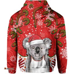 australia koala hoodie christmas mix aboriginal