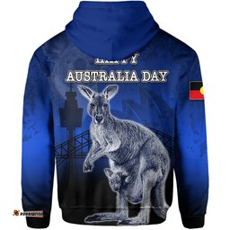 australia day hoodie kangaroo