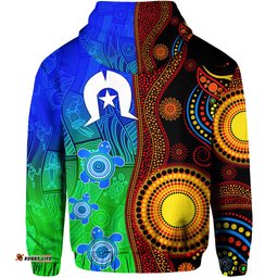 australia indigenous aboriginal and torres strait islands hoodie flag vibes