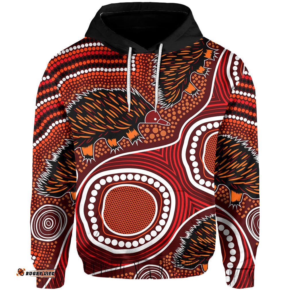 echidna aboriginal hoodie style no2