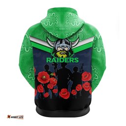 canberra raiders anzac day hoodie indigenous art