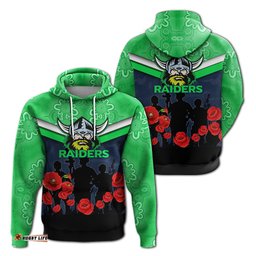canberra raiders anzac day hoodie indigenous art