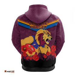brisbane lions anzac day hoodie indigenous art