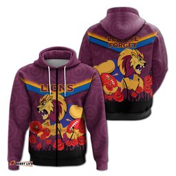 brisbane lions anzac day hoodie indigenous art