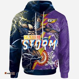 storm aboriginal rugby hoodie super storm thunder power rlt13