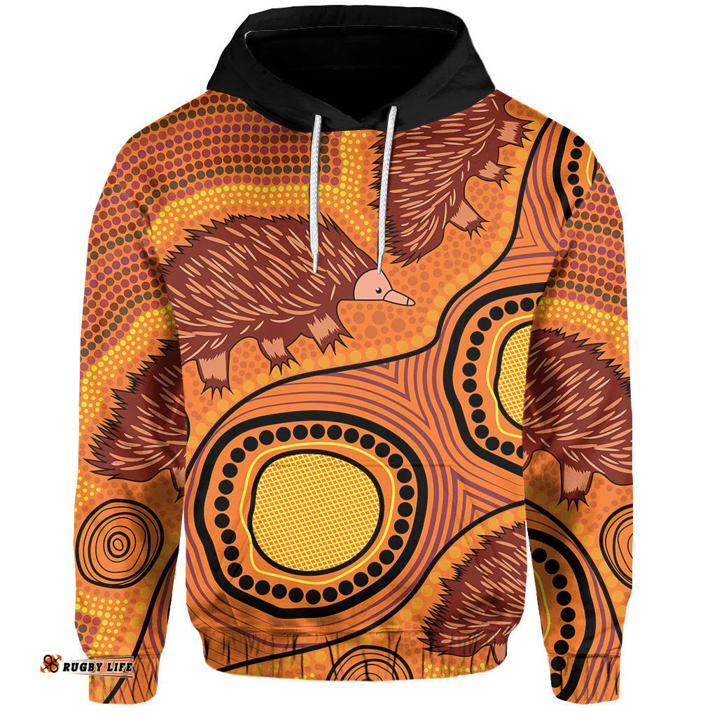 echidna aboriginal hoodie style no1