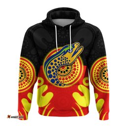eels indigenous hoodie style aboriginal flag