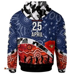 rebels rugby hoodie anzac day rebels remembrance aboriginal poppy flower hoodie rlt13