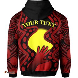 custom personalised aboriginal australians hoodie simple but significant