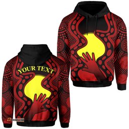 custom personalised aboriginal australians hoodie simple but significant
