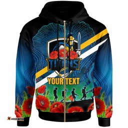 titans rugby hoodie custom anzac titans rugby logo hoodie rlt13