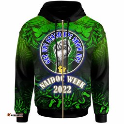 raiders rugby hoodie custom naidoc family aboriginal dot art hoodie