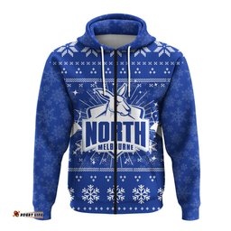 north melbourne hoodie christmas ugly style