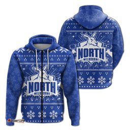 north melbourne hoodie christmas ugly style