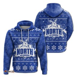 north melbourne hoodie christmas ugly style