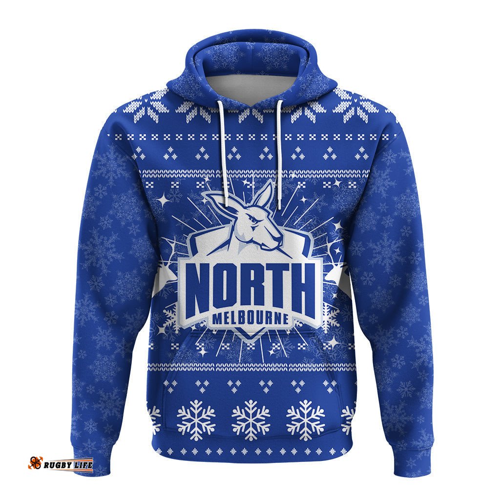 north melbourne hoodie christmas ugly style