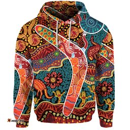 aboriginal boomerang hoodie indigenous