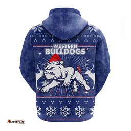 western bulldogs hoodie christmas ugly style