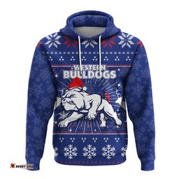 western bulldogs hoodie christmas ugly style
