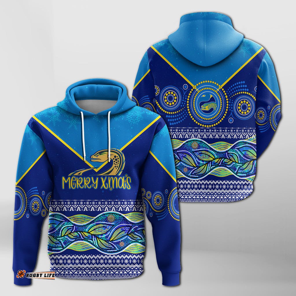 indigenous xmas parra eels aboriginal winter theme hoodie