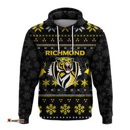 richmond football club hoodie christmas ugly style