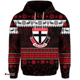 ltyentye apurte saints football club hoodie christmas simple style