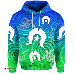 aboriginal torres strait islands hoodie simple style