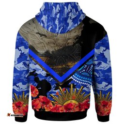 bulldogs rugby hoodie custom anzac bulldogs with remembrance poppy aboriginal hoodie rlt13