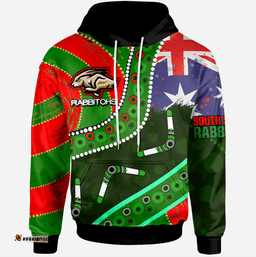 rabbitohs aboriginal rugby hoodie the indigenous bunniess army rlt13