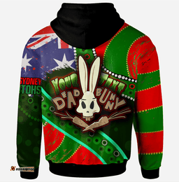 rabbitohs aboriginal rugby hoodie the indigenous bunniess army rlt13