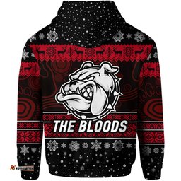 west football club alice springs hoodie christmas the bloods simple style black