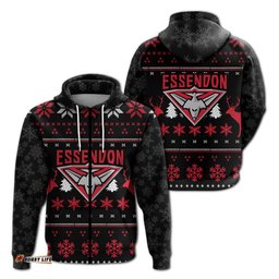 essendon hoodie christmas ugly style