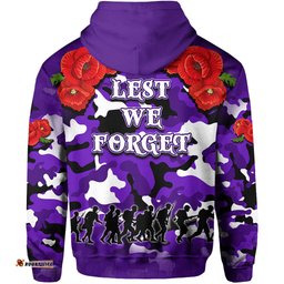 anzac day hoodie storm army style