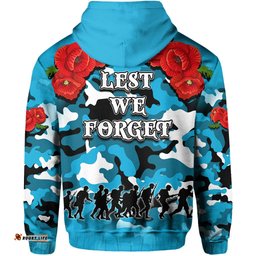 anzac day hoodie sharks army style