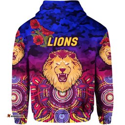 brisbane lions anzac zip up and pullover hoodie indigenous vibes